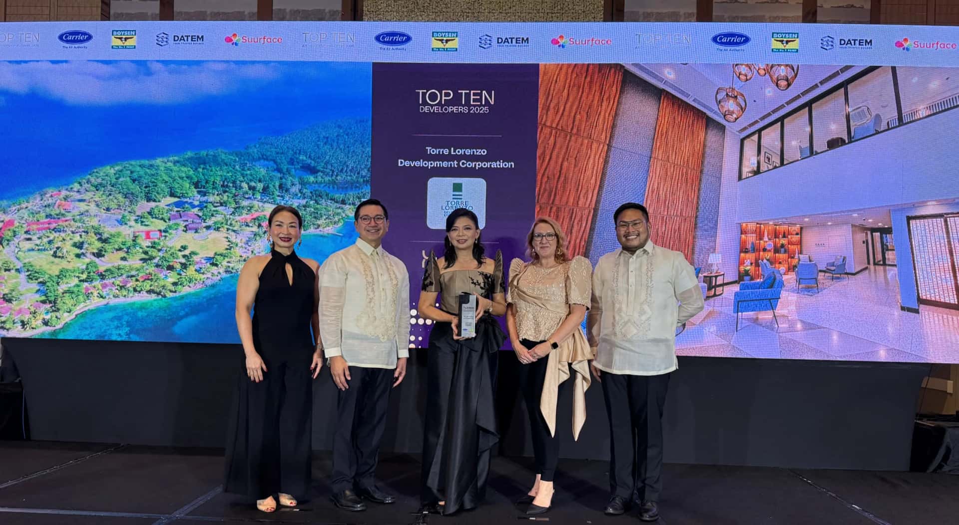 Torre Lorenzo is one of the Top Developers in the Philippines at the Hubexo Asia Awards 2025