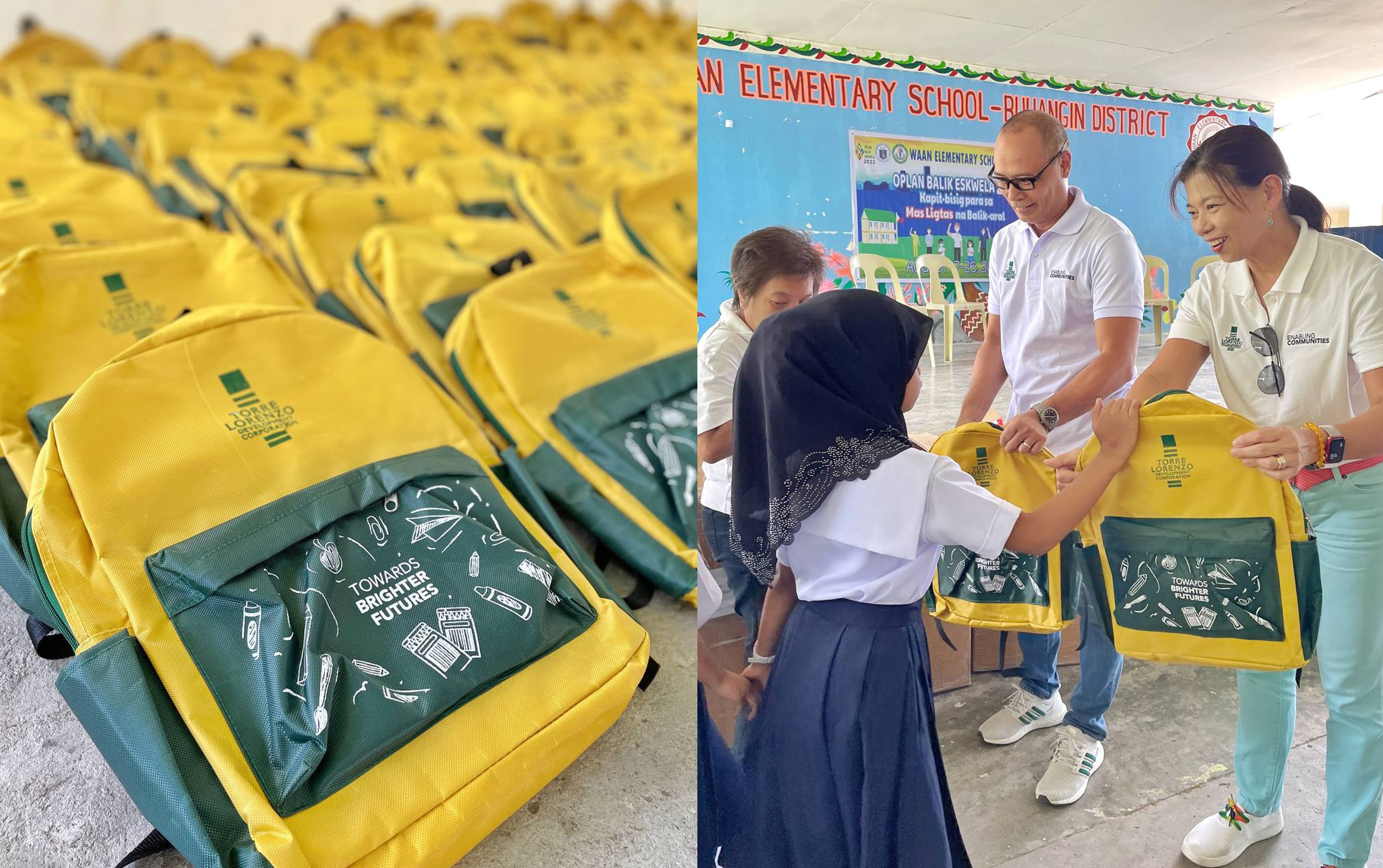 Towards Brighter Futures: Torre Lorenzo Distributes School Supplies to Public School Students in Davao