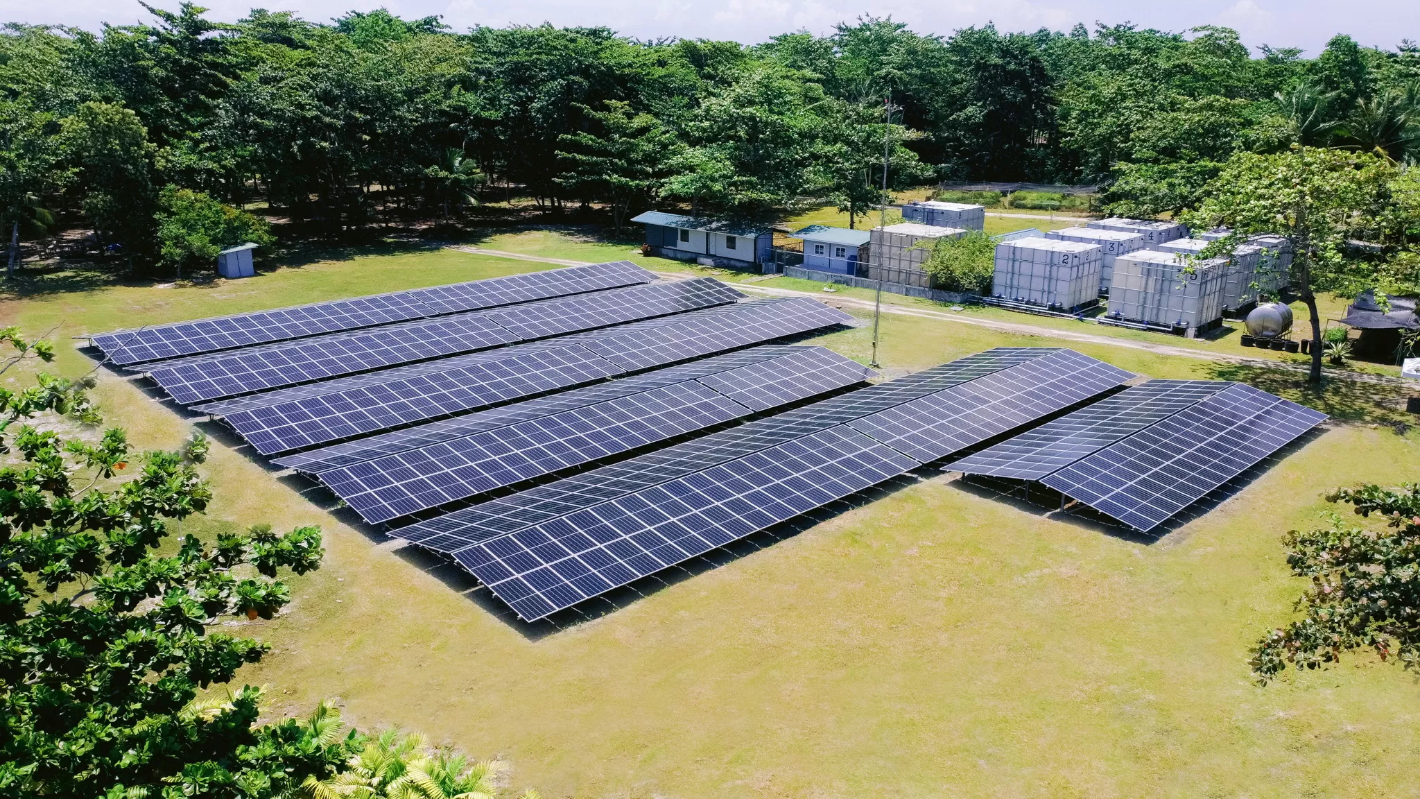 Solar Farm at Dusit Thani Lubi Plantation Resort